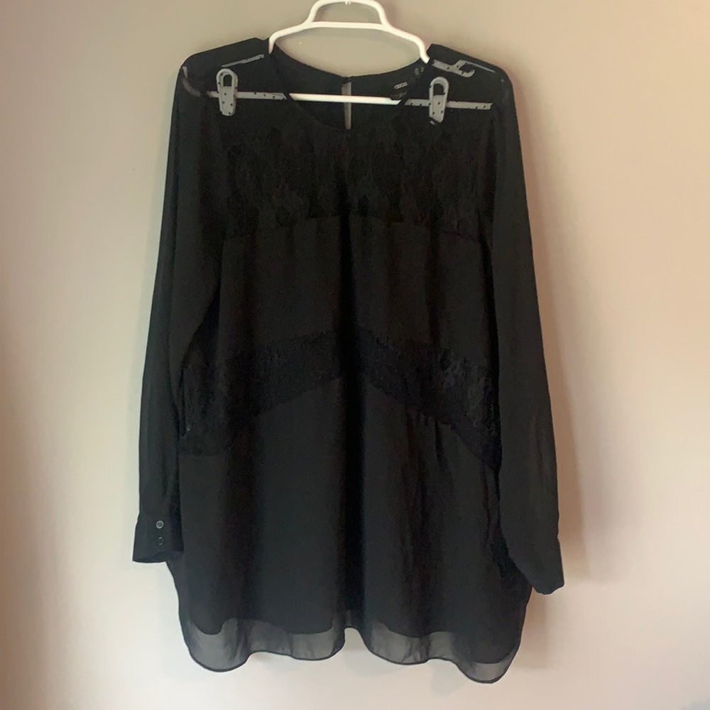 ASOS Maternity Women’s Black Flowy Top